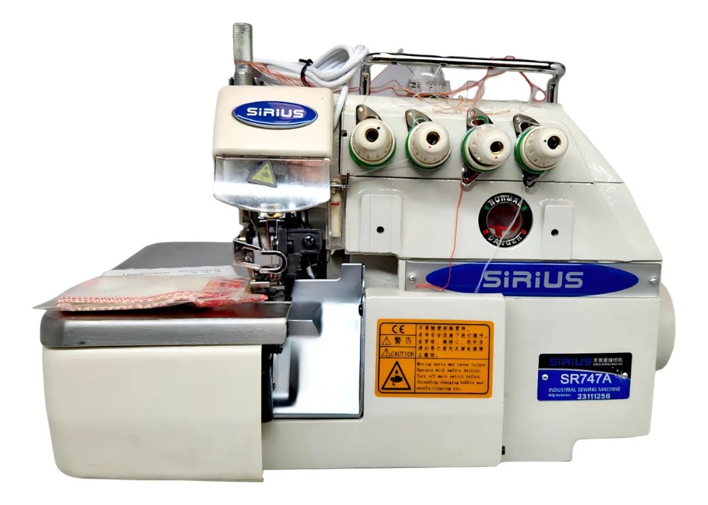 SR747A MÁQUINA OVERLOCK 4 HILOS MOTOR SERVO EXTERNO
