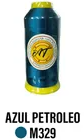 M329 HILO DE BORDADO AZUL PETROLEO