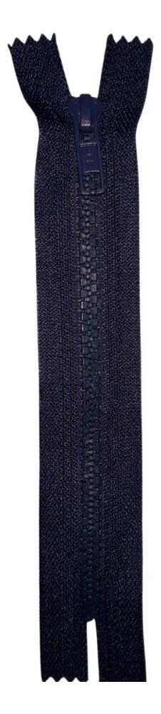 CIERRE RESINA/DIENTE GRUESO AZUL MARINO 16 CM
