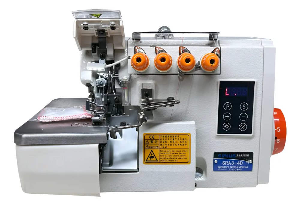 SRA3-4D MÁQUINA OVERLOCK 4 HILOS MOTOR SERVO INTEGRADO