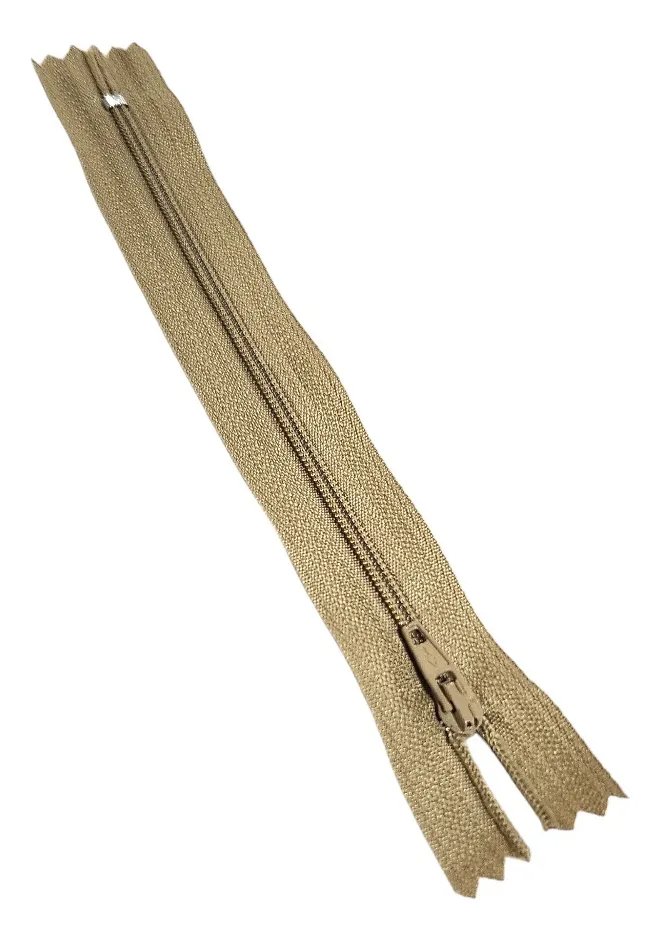CIERRE NYLON CAQUI 15 CM