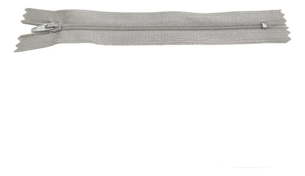 CIERRE NYLON INVISIBLE GRIS CLARO 15 CM