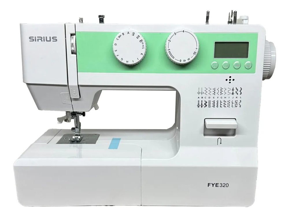 FY320V MÁQUINA DE COSER CASERA PORTATIL VERDE