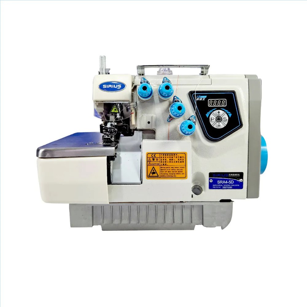 SRA4-5D MÁQUINA OVERLOCK 5 HILOS MOTOR SERVO INTEGRADO