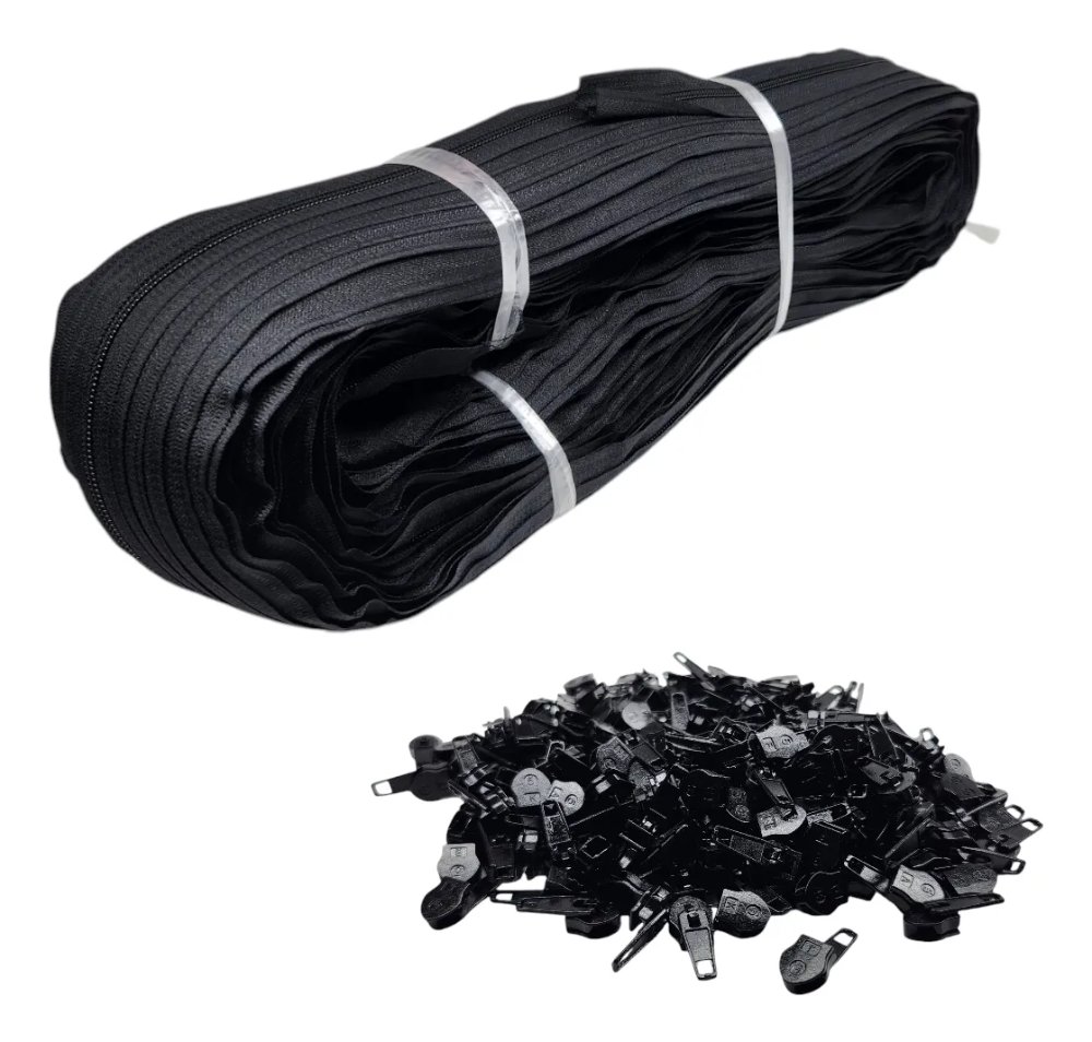 MADEJA DE CIERRE NEGRO (100 MTS)