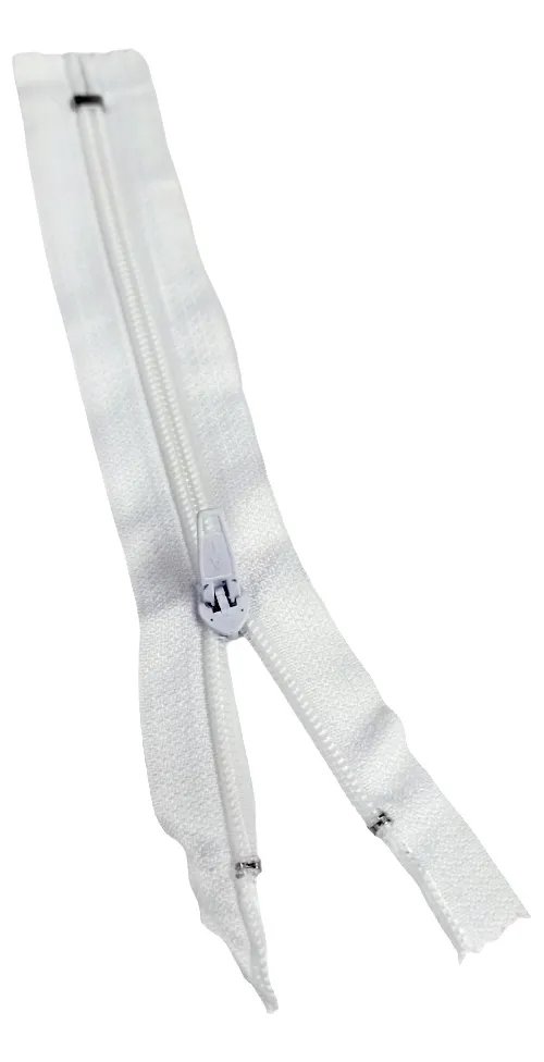 CIERRE NYLON BLANCO 12 CM