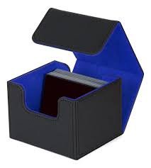 Deck Box Horizontal Negro con Interior Azul Genérico