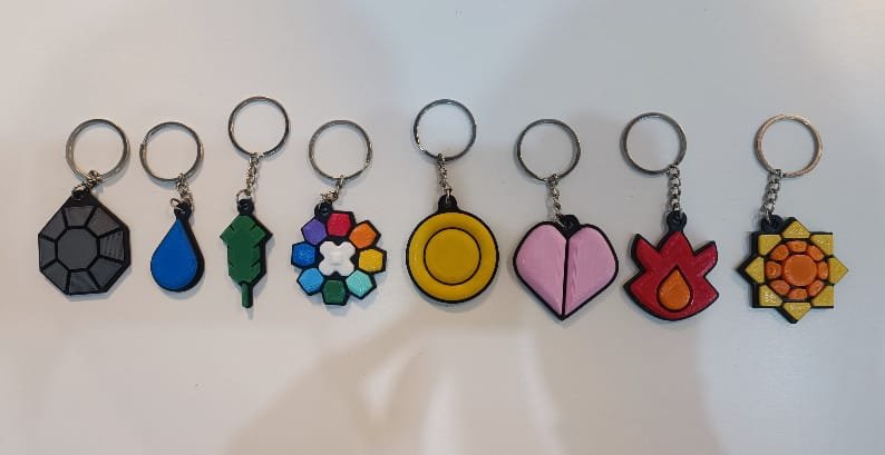 Llaveros Medallas 3D