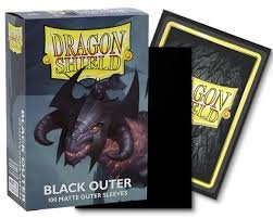 Black - Matte Outer Sleeves Dragon Shield