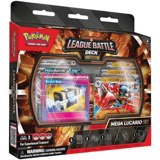 Mega Lucario Ex League Battle Deck