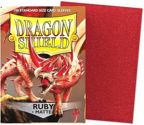 Matte Ruby x100	Dragon Shield