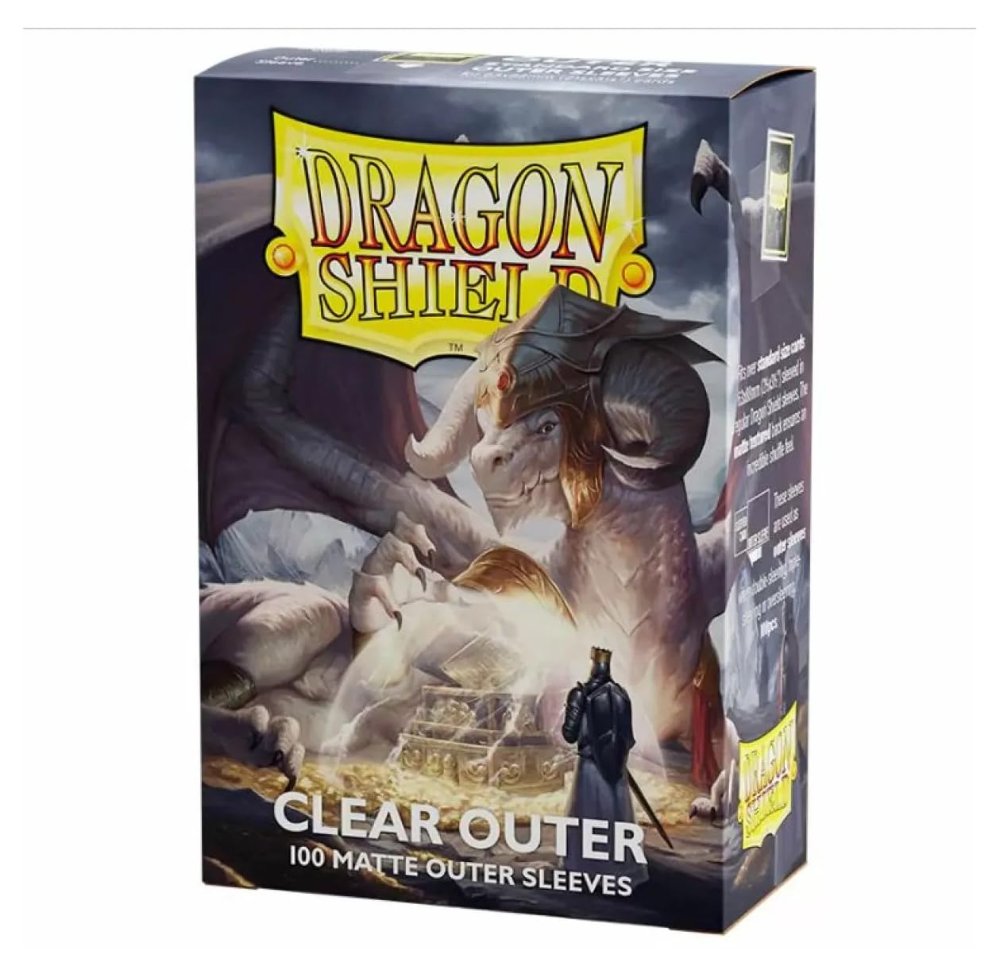 Clear - Matte Outer Sleeves Dragon Shield