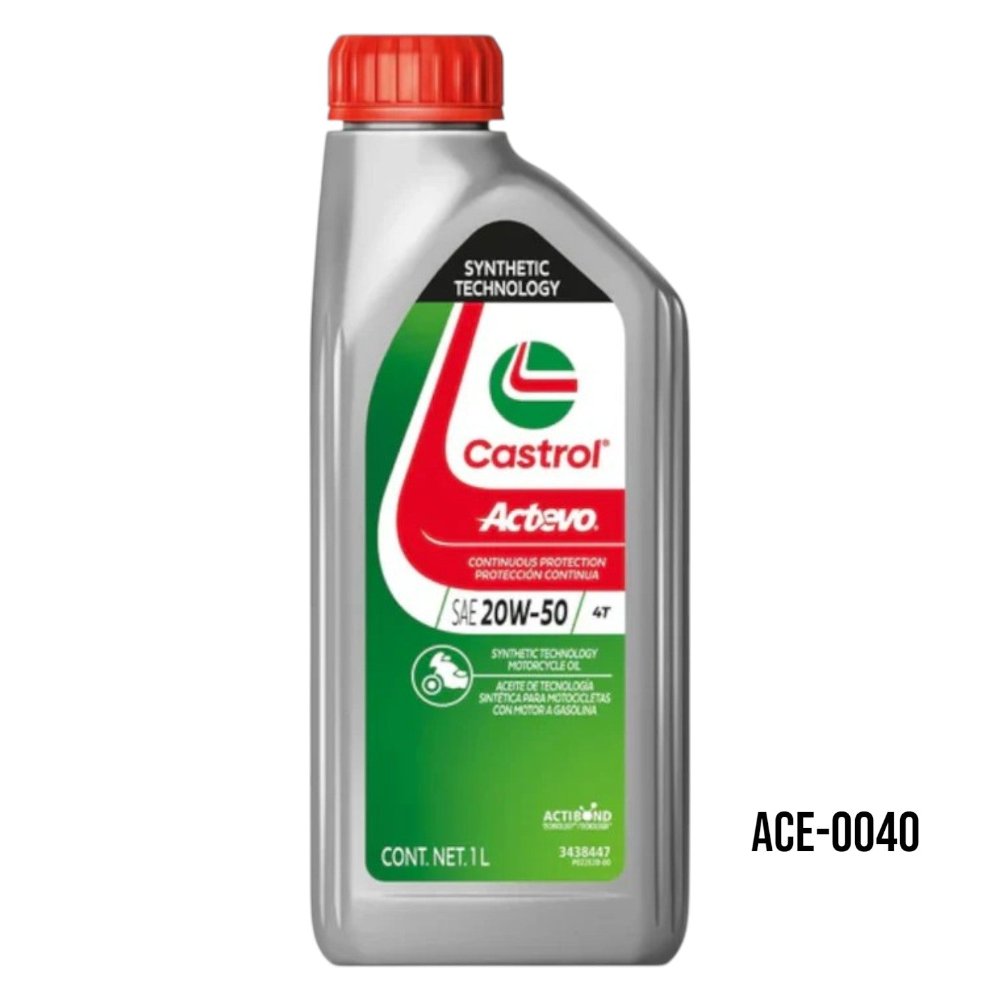 EV092' 'ACEITE CASTROL 20W50' '5200