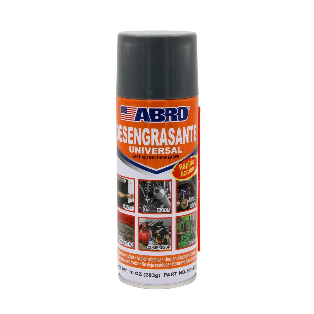 EV044' 'DESENGRASANTE UNIVERSAL 10-OZ ABRO D-400' '142077