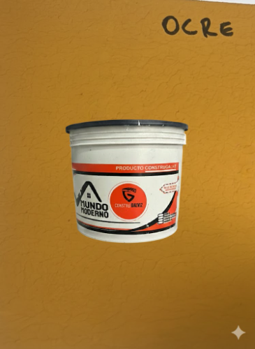balde pintura t1 ocre