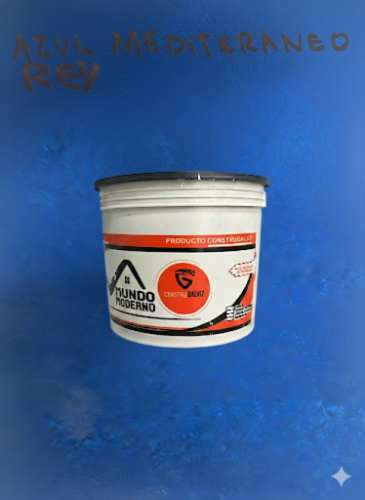 balde pintura t1 azul mediterrraneo