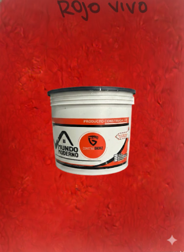 balde pintura t1 rojo vivo