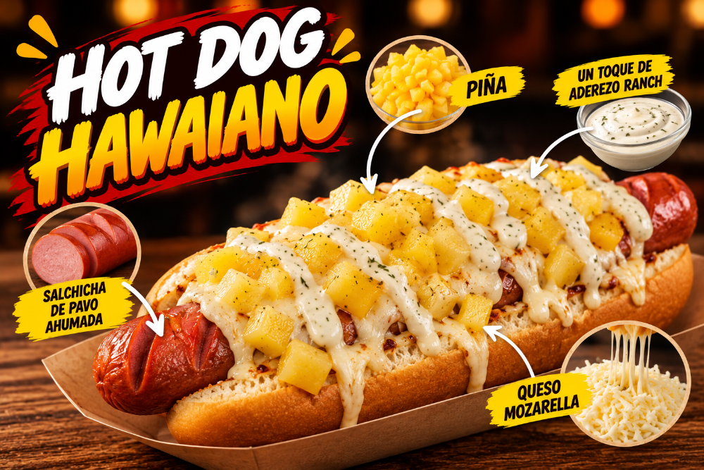 Hot Dog Hawaiano