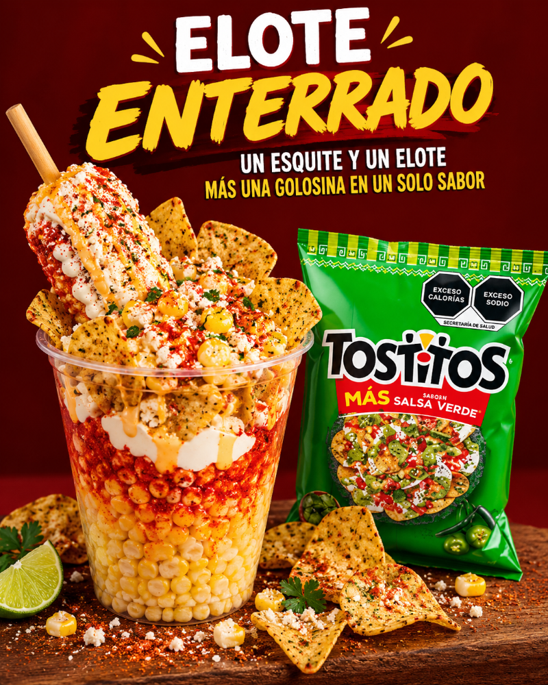 Elote enterrado Tostito