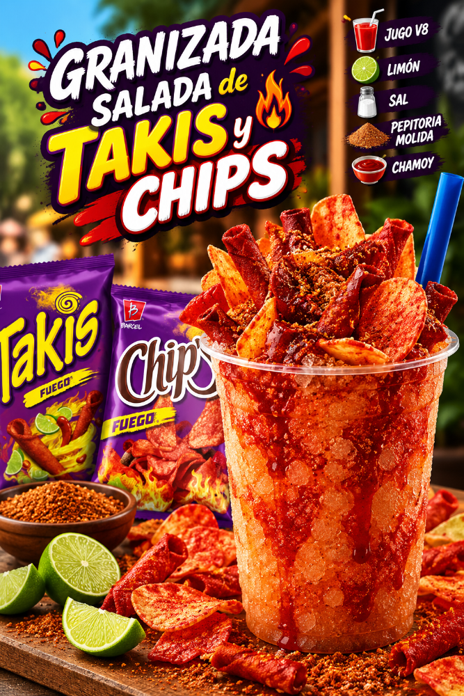 Granizada Salada takis y chips