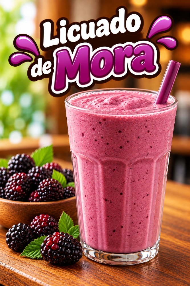 Licuado de mora
