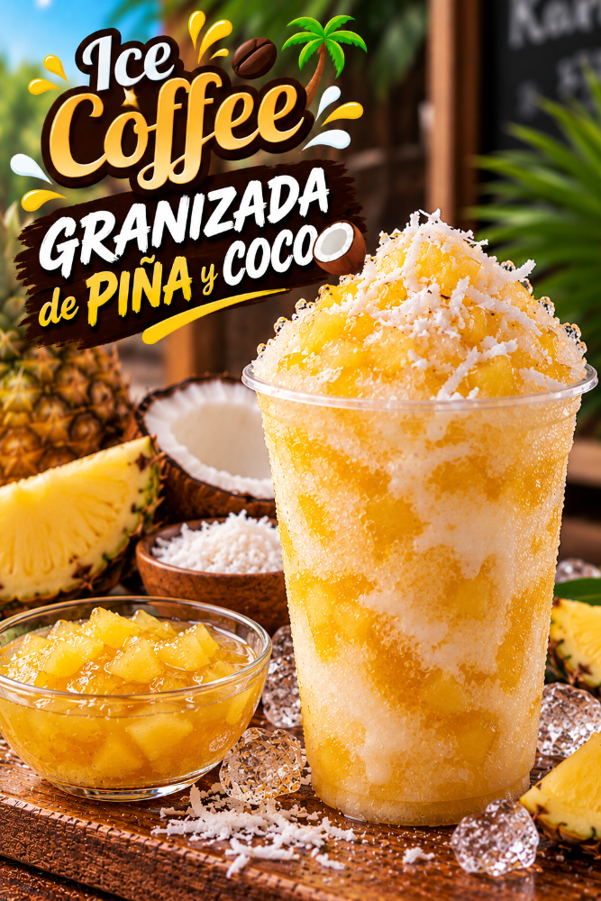 Granizada piña colada