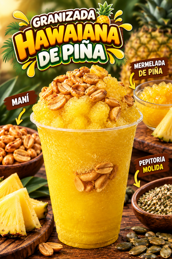 Granizada Hawaiana piña