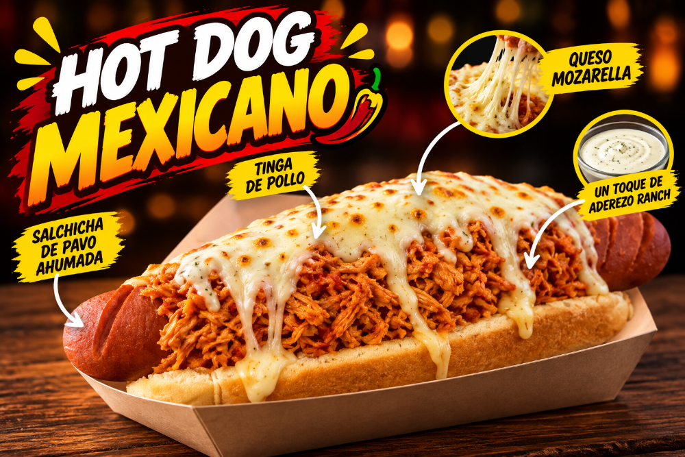 Hot Dog mexicano