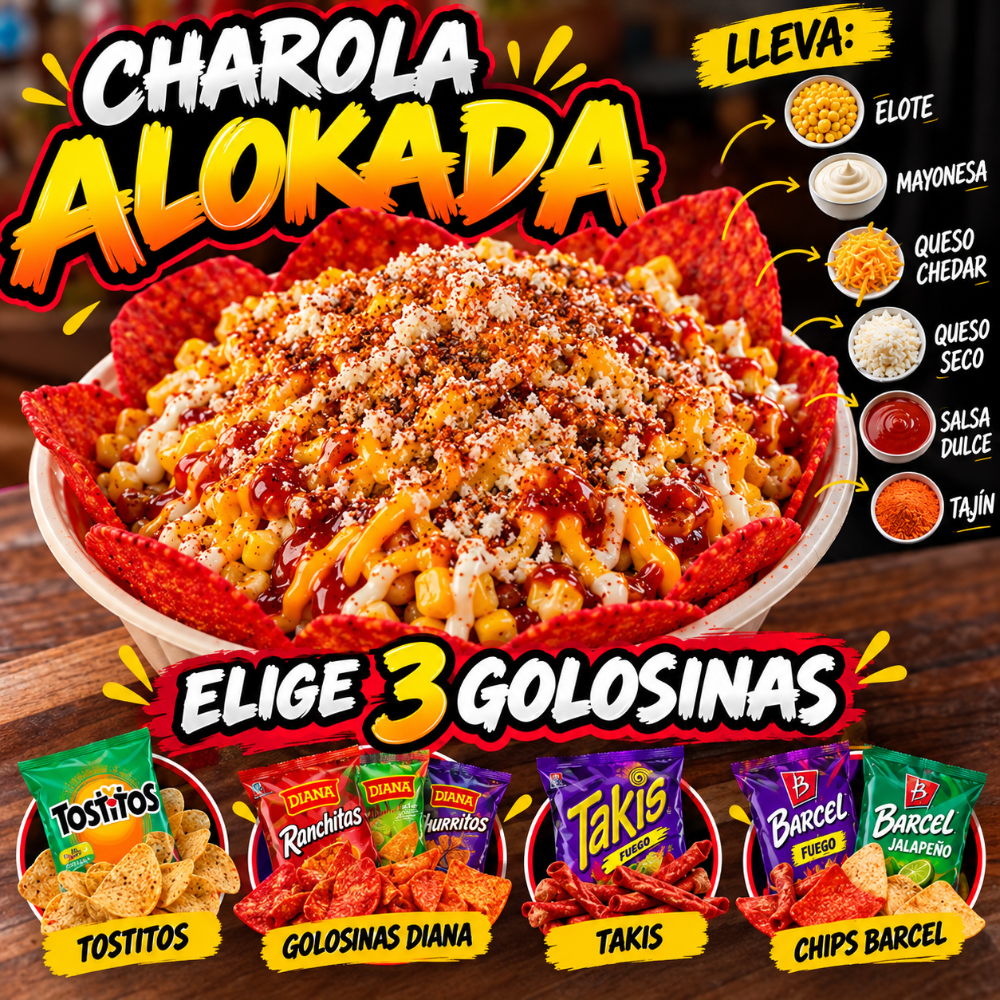 Charola Alokada de Elote