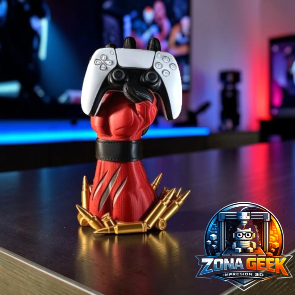 SOPORTE DE JOYSTICK PS5 O XBOX DEADPOOL