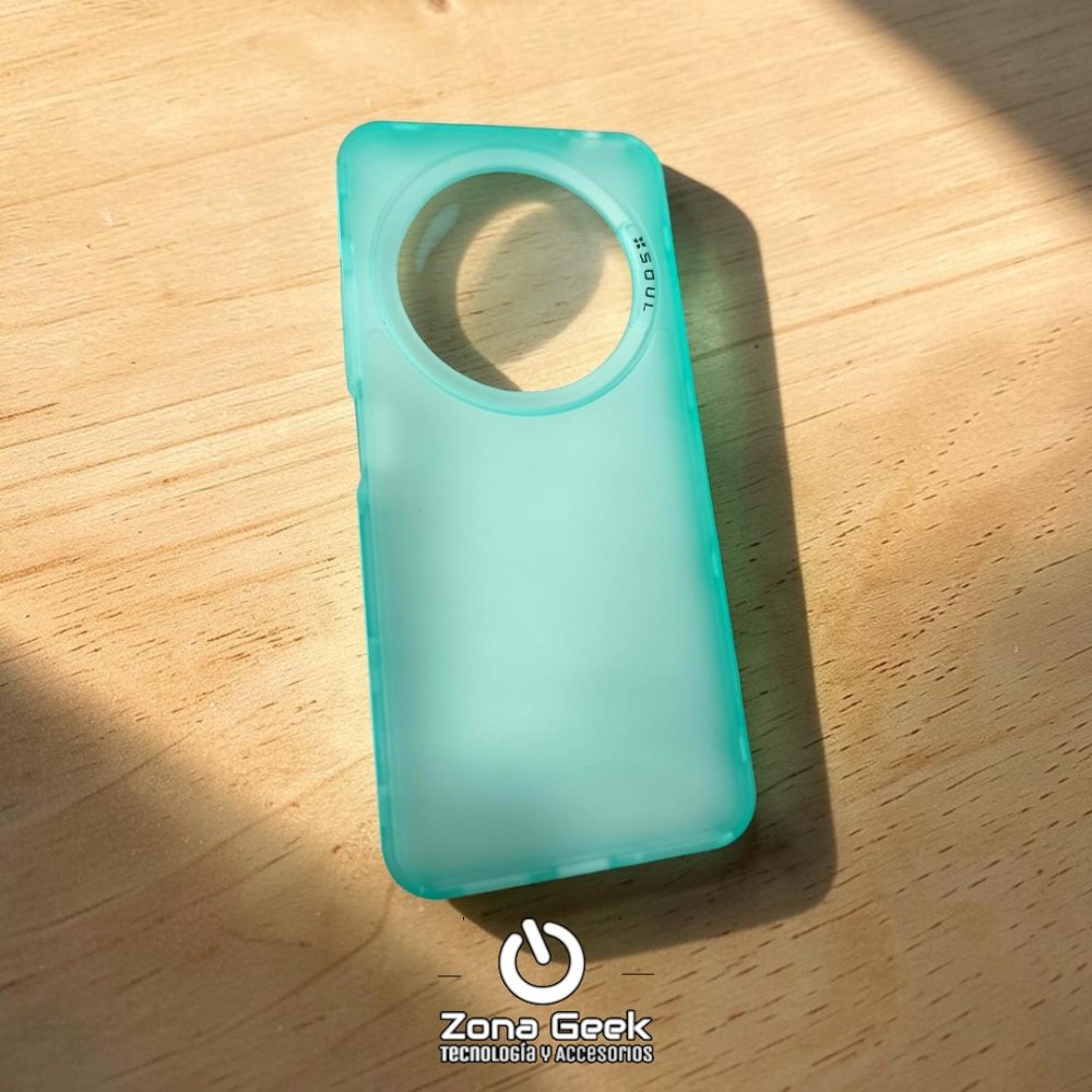 FUNDA SILICONA POCO C75 REDMI 14C VERDE MANZANA