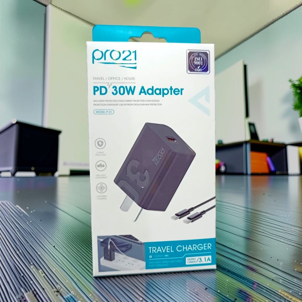 CARGADOR PRO21 30W CABLE C A C