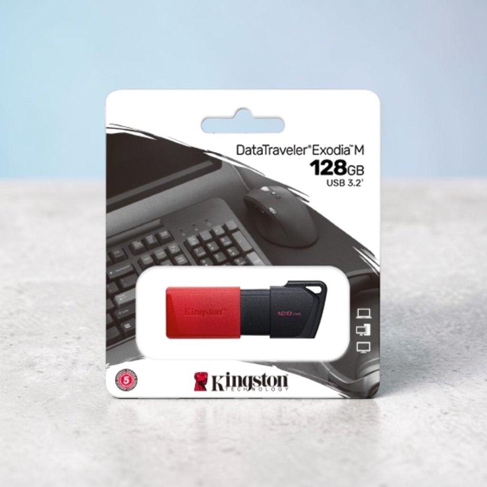 PENDRIVE KINGSTON DTXM 128.00 GB ROJO