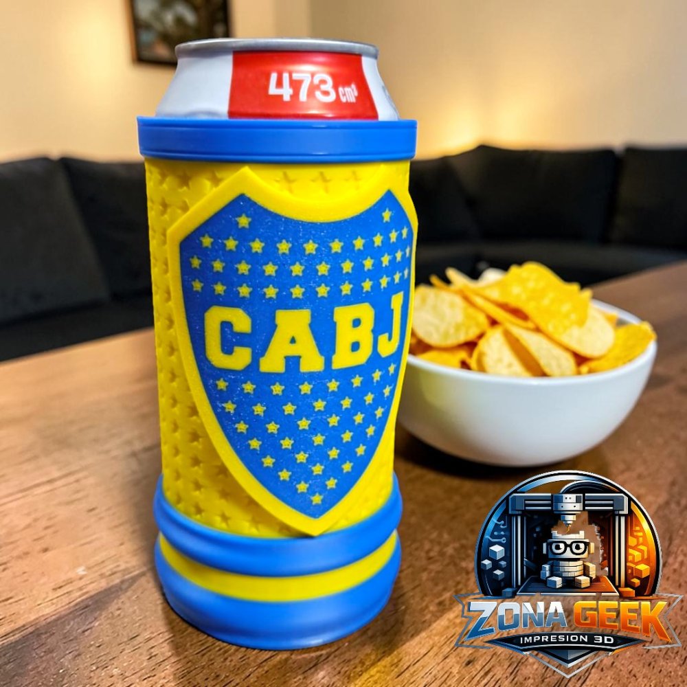 PORTA LATAS BOCA JUNIORS x 473 cm3