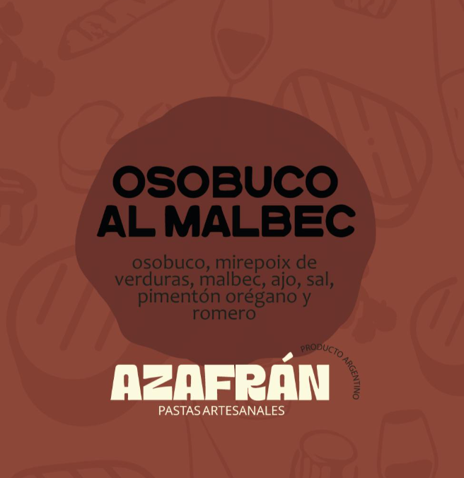 Sorrentinos de osobuco al malbec