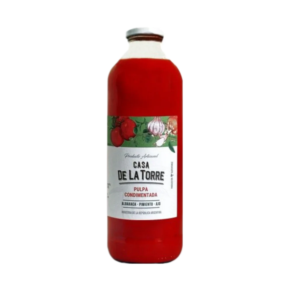 Pulpa de tomate condimentada De la torre - 910grs