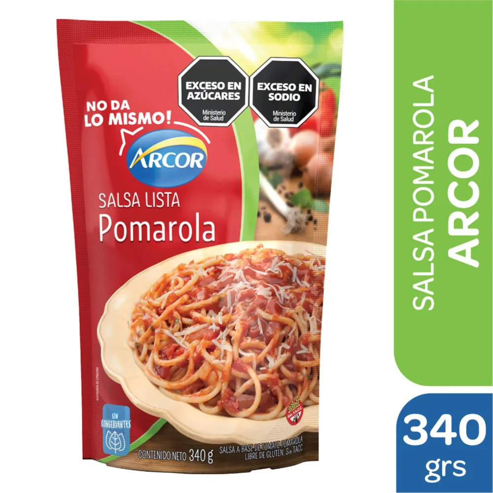 Salsa lista Pomarola Arcor
