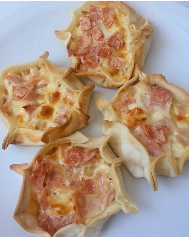 Canastitas jamon y queso