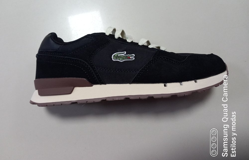 z5558 lacoste negra beis cafe