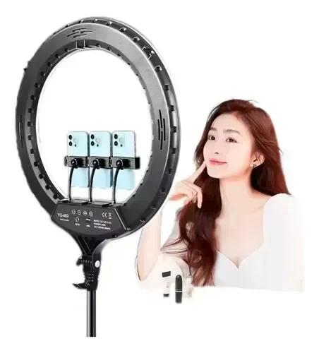 Aro De Luz Led Para Foto - Video - Streaming 56 Cm RGB