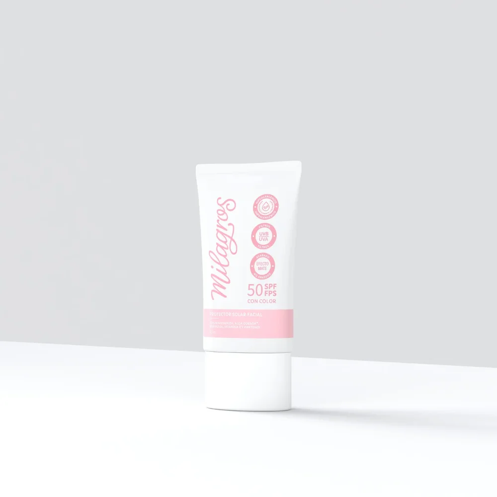 Protector Solar Facial con Color