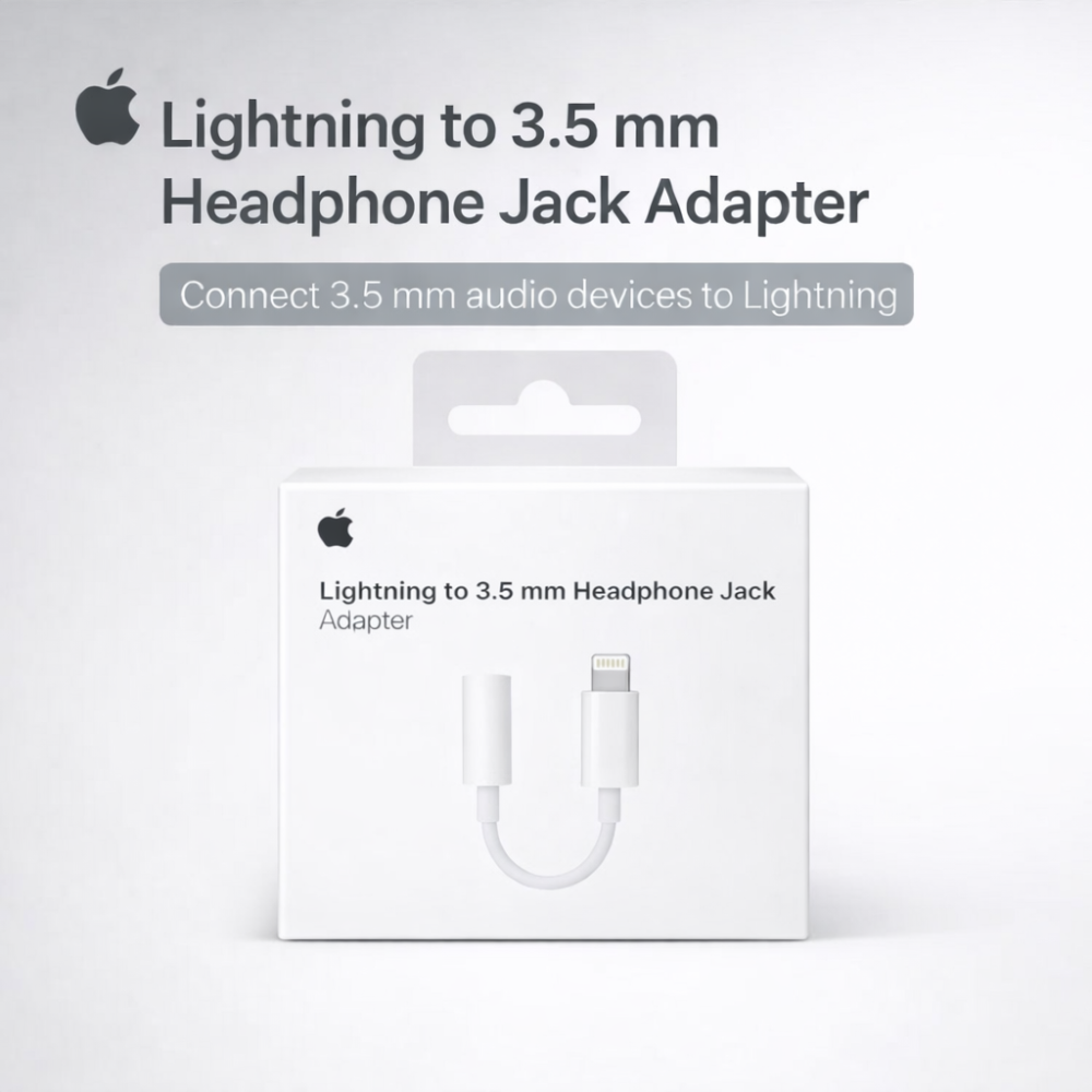 ADAPTADOR LIGHTNING A JACK 3.5