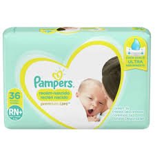 Pampers recien nacido por 36