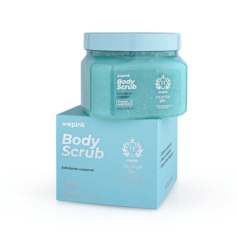 BODY SCRUB ESFOLIANTE CORPORAL WEPINK HEAVEN BLUE 450G