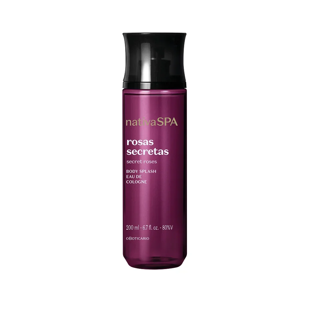 BODY SPLASH NATIVA SPA OBOTICARIO ROSAS SECRETAS 200ML