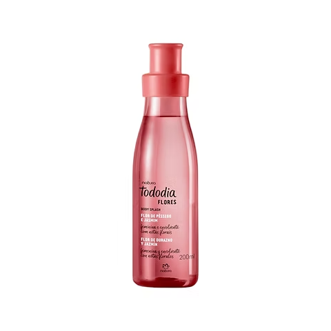 BODY SPLASH NATURA TODODIA FLORES FLOR DE PESSEGO E JASMIN 200ML