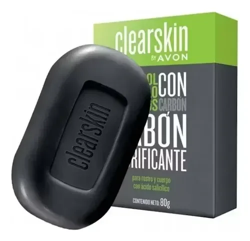 JABON PURIFICANTE AVON CLEARSKIN CARBON 70G