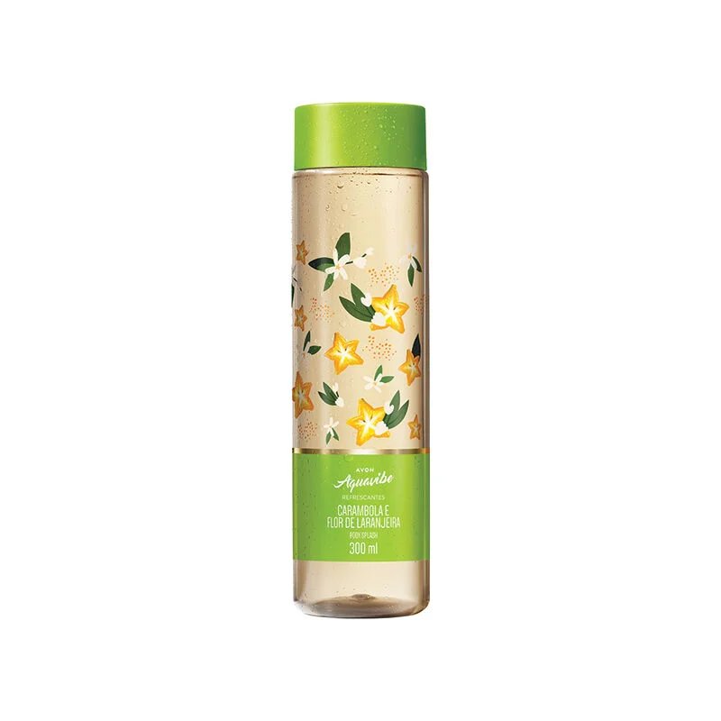 BODY SPLASH AVON AQUAVIBE CARAMBOLA E FLOR DE LARANJEIRA 300ML