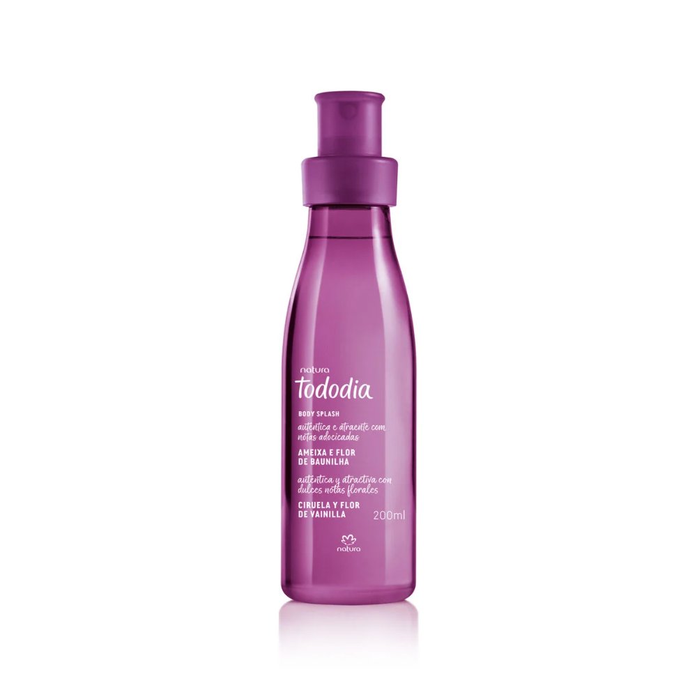 BODY SPLASH NATURA TODODIA AMEIXA E FLOR DE BAUNILHA 200ML