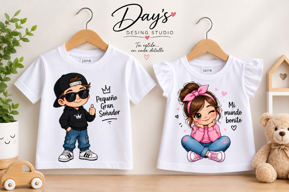 Camiseta personalizada para niño/a
